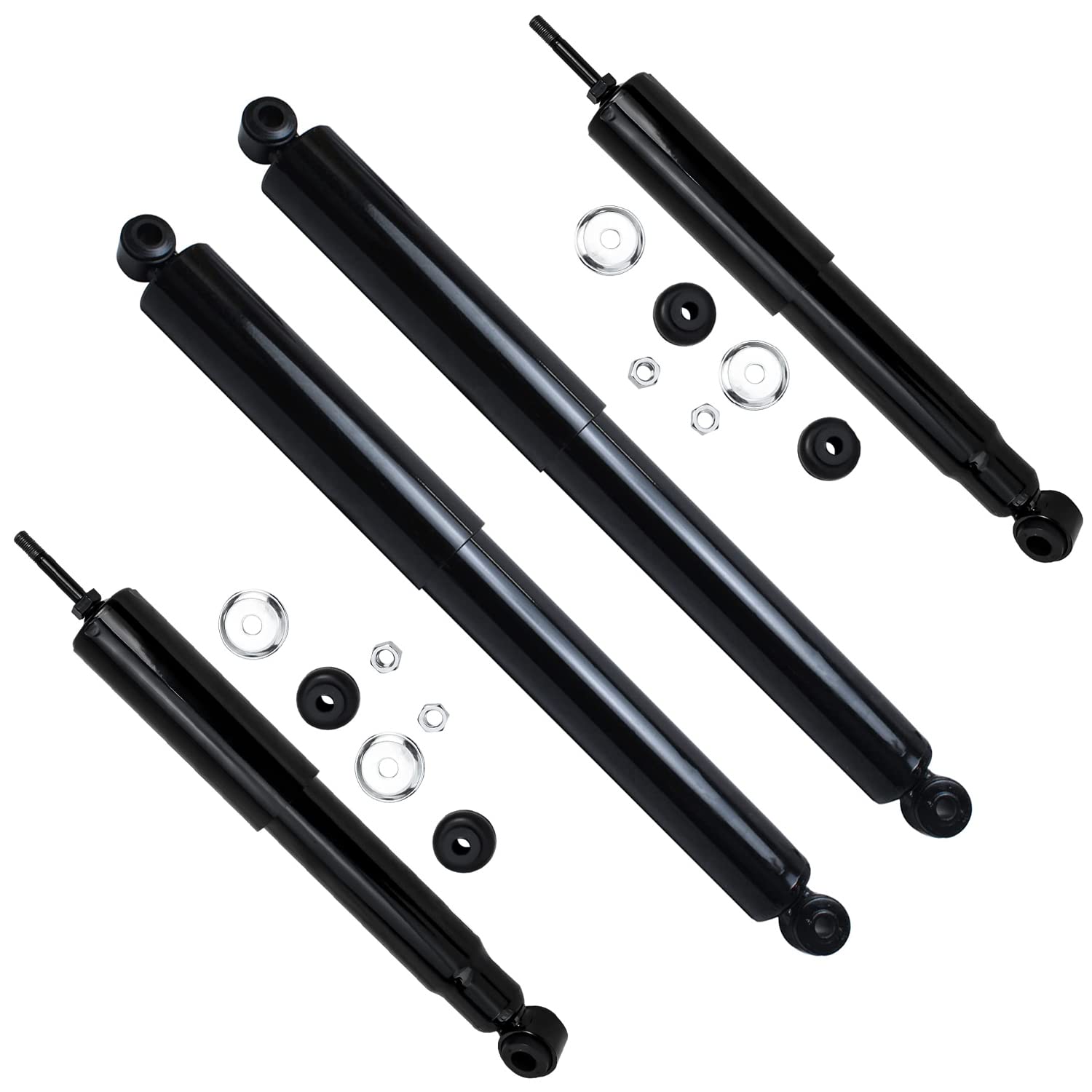 Detroit Axle - 2WD 4pc Shock Absorbers for 1999-2015 Ford F-350 Super Duty