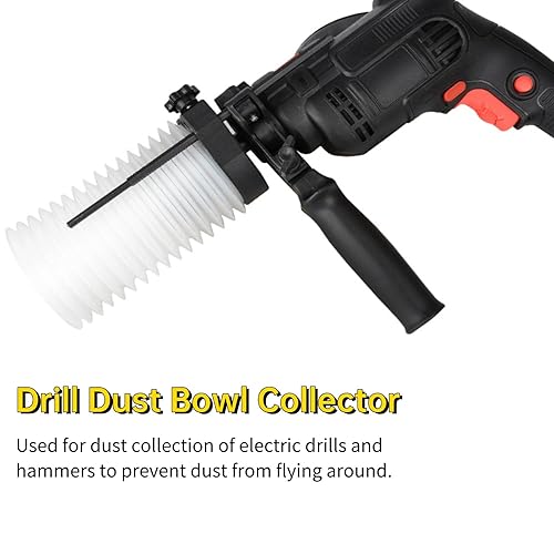 Miniatura 2 de Cubierta antipolvo universal de gran capacidad y cubierta eléctrica para aplicaciones de perforación, cubierta antipolvo resistente para taladros