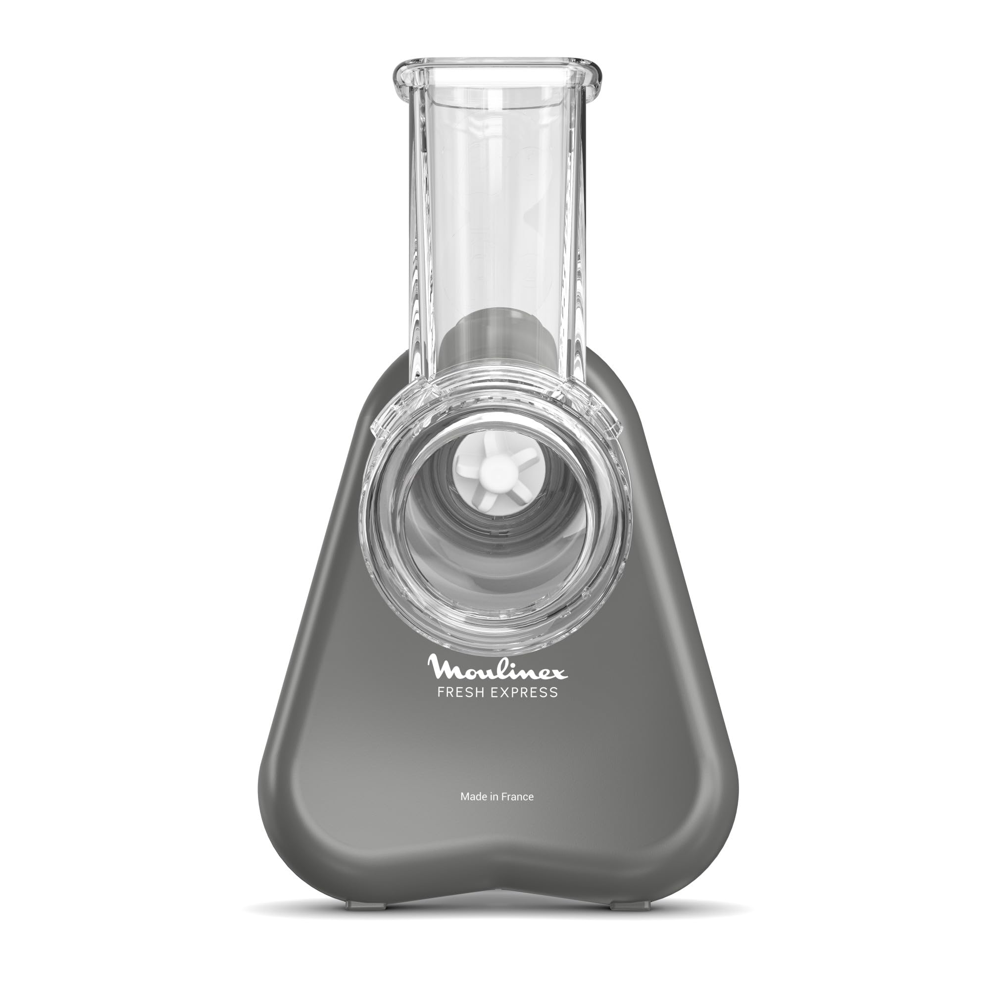 Moulinex Fresh Express, Découpe-légumes électrique, Service direct, Émincer-Trancher-Râper-Couper en forme ondulée, Gris, DK855HE0