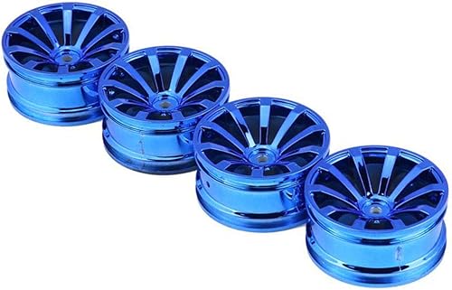 Miniatura 3 de Ruedas de plástico para automóvil a control remoto, diámetro de 2.047 in para escala 110 en carretera, Touring Racing Drift Car Traxxas HSP HPI