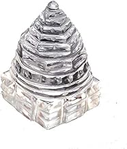 Galaxie Karmaa Crystal Sphatik Shri Shree Yantra Vastu Remedies Products for Home Temple Crystal Yantra