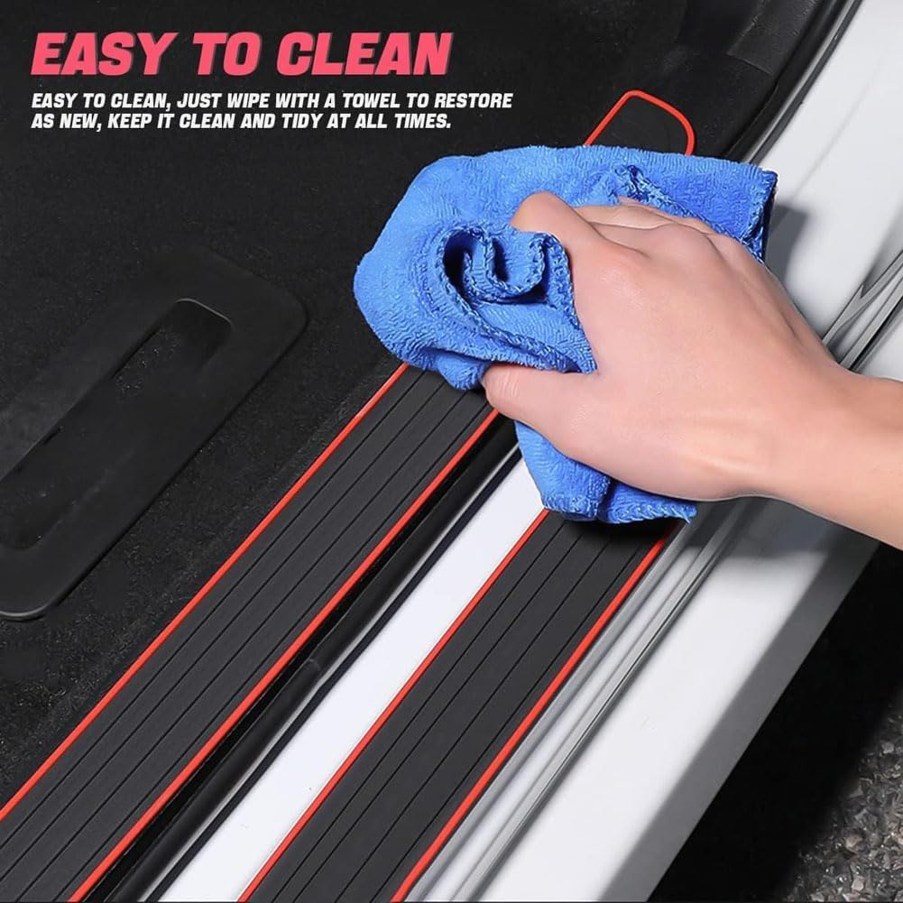 4 Pezzi Battitacco per Auto per Dacia Bigster 2025-2031 (5-Türer Kombi), Protezione Sottoporta Battitacco Auto Paracolpi Entrata Portiera Accessori Decorativi Interni