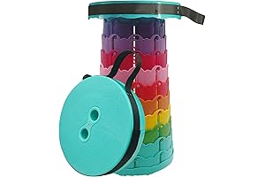 Rainbow Collapsible Stool for Outdoor Adventures