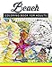 Beach Coloring Books for Adults: A Sketch grayscale coloring books beginner (High Quality picture) (Volume 5)