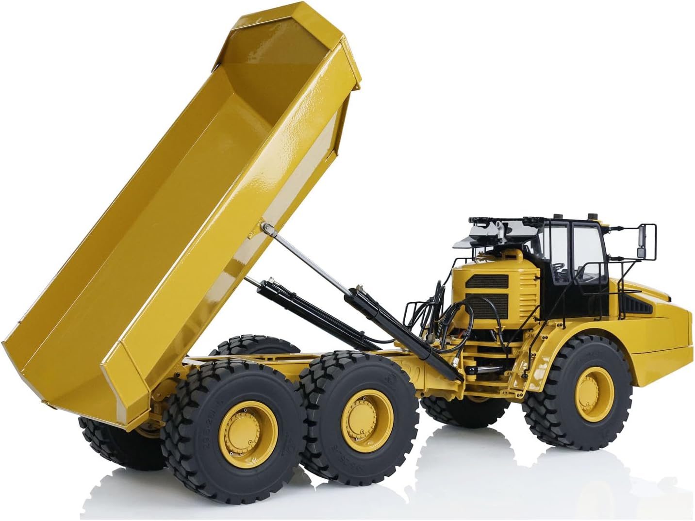 1/14 Metal Hydraulic RC Articulated Truck DIM K745 745D 6 * 6 Pump 2-Way Valve Cylinder Italian Pump Hobby Grade Model for Ages 14+