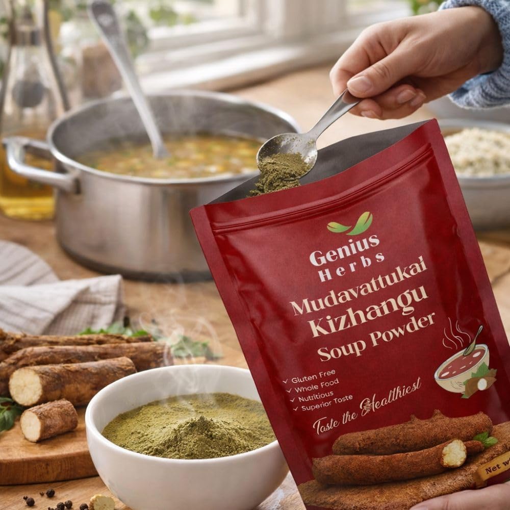 Mudavattukkal Kizhangu Soup powder | Veg Goat Leg Soup | Tasty Pre Mix Powder - 50g for Healthy Joints, Strenthen Bones Pack of 3