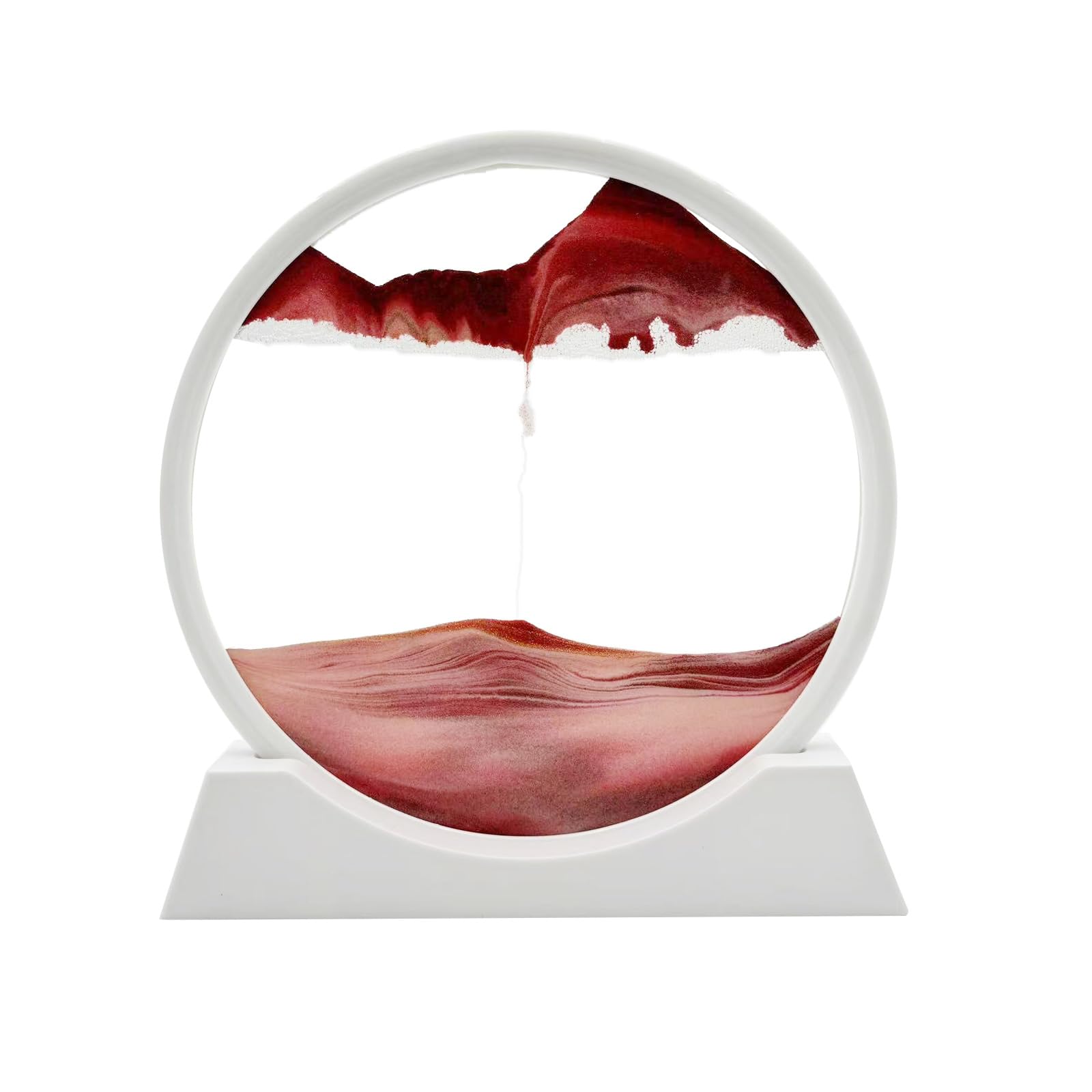 AzureLeap Sandbilder zum Drehen 3D Sandscape - die Sandkunst in Tiefsee Fließende Sandmalerei Sandbild Geschenke Sanduhr Deko Aesthetic für Büro Wohnzimmer Schreibtisch Erwachsene