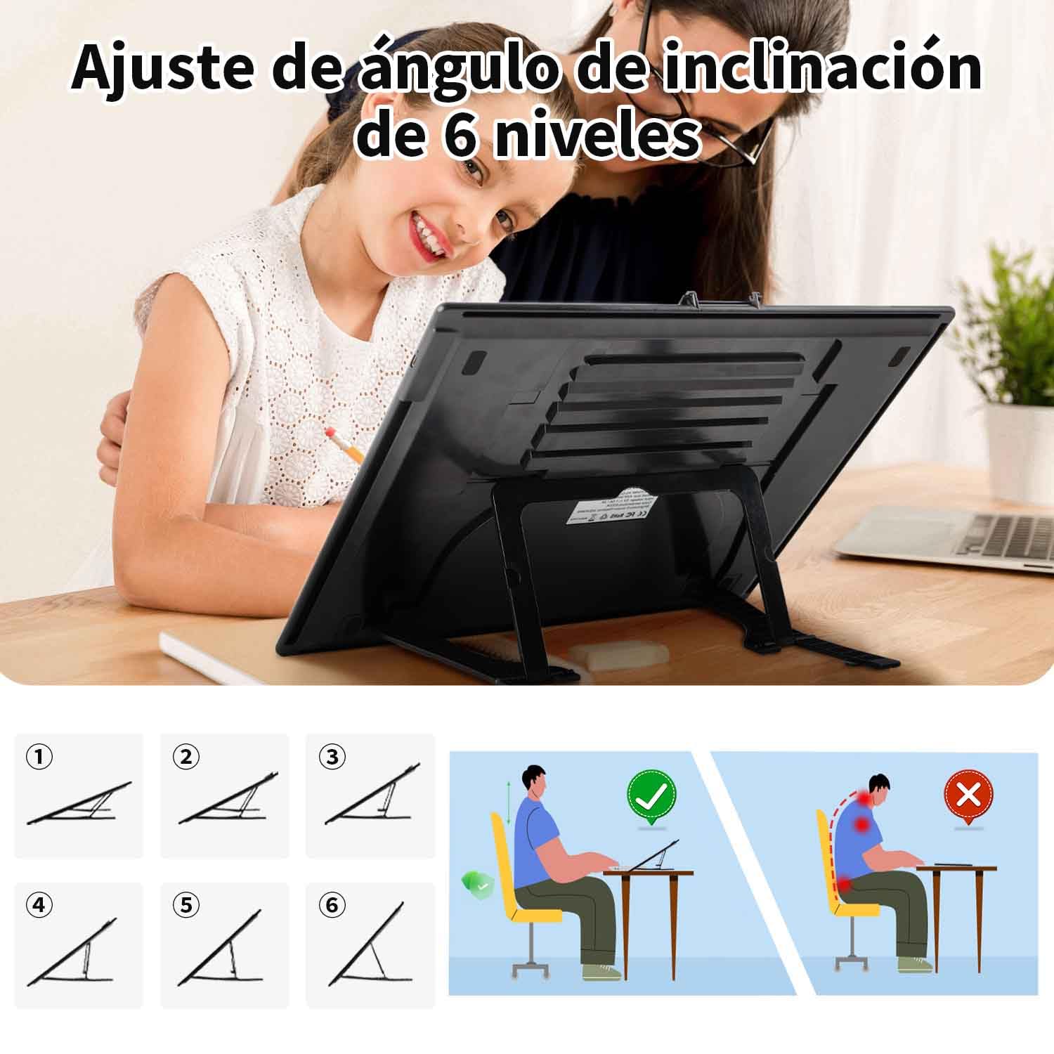 Zocelight Almohadilla de luz recargable A3 para pintura de diamantes, caja de luz de trazado con soporte y clip, 3 colores regulables continuos y 6 niveles de brillo para artistas, dibujos, bocetos,