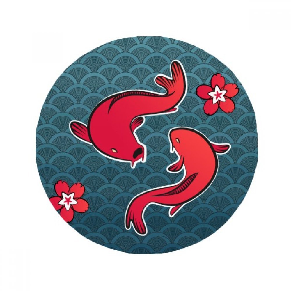 Tapis de sol poisson rouge antidérapant idéal pour la cuisine et la salle de bain