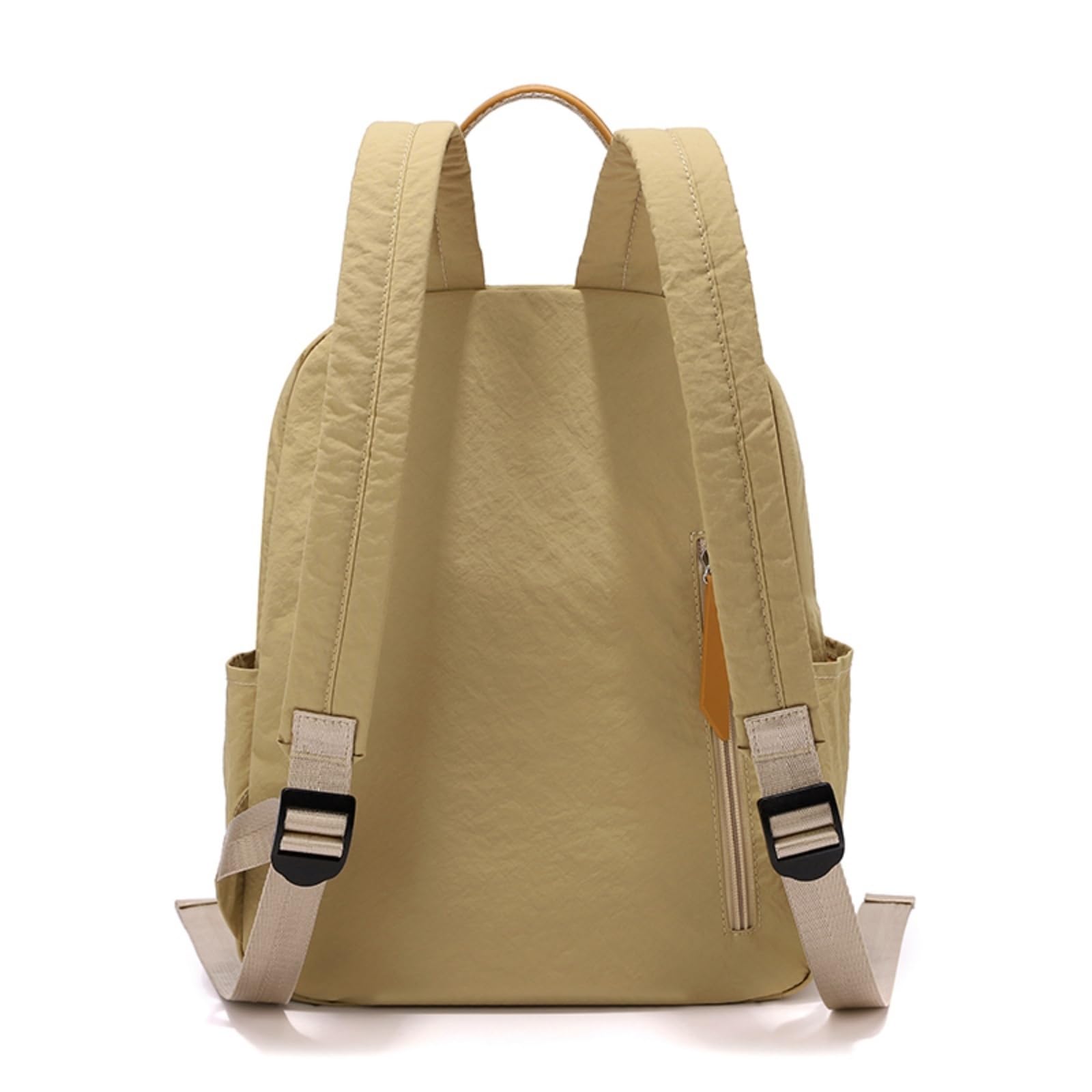 Zaino di Viaggio Stile Semplice, Borsa Studentesca Moda Grande capacità per Uso Quotidiano-Brown