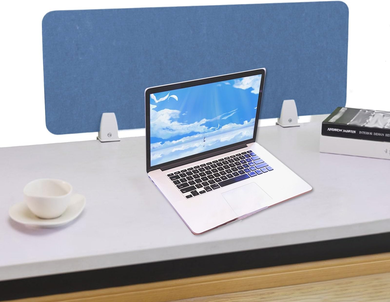 Privacy Desk Divider, Acoustic Panel with Clips, Portable Modesty Screen for Home, Office, School, Classroom - Color: J, Width: XXX Enhance Focus & Reduce Noise