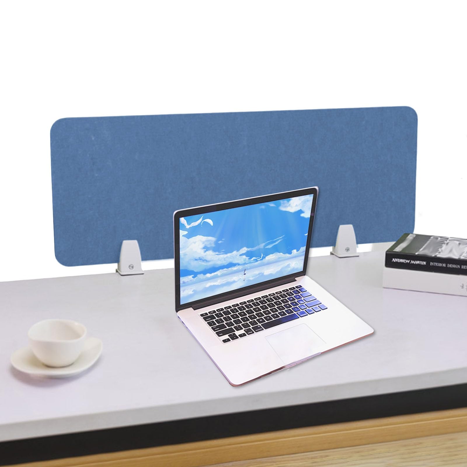 Privacy Desk Divider, Acoustic Panel with Clips, Portable Modesty Screen for Home, Office, School, Classroom - Color: J, Width: XXX Enhance Focus & Reduce Noise