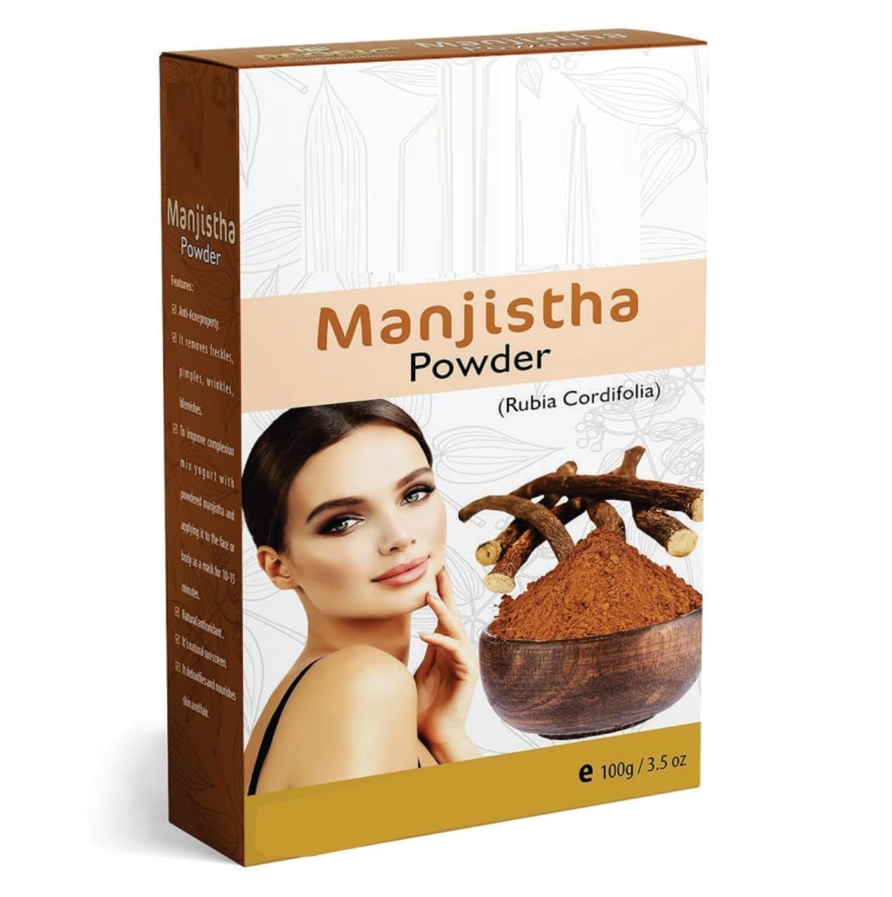 ma.njistha powd.er organic |manj.istha po.wder for skin |rubia cordifolia pow.der |Organic Manjistha(100g, Pack of 1)