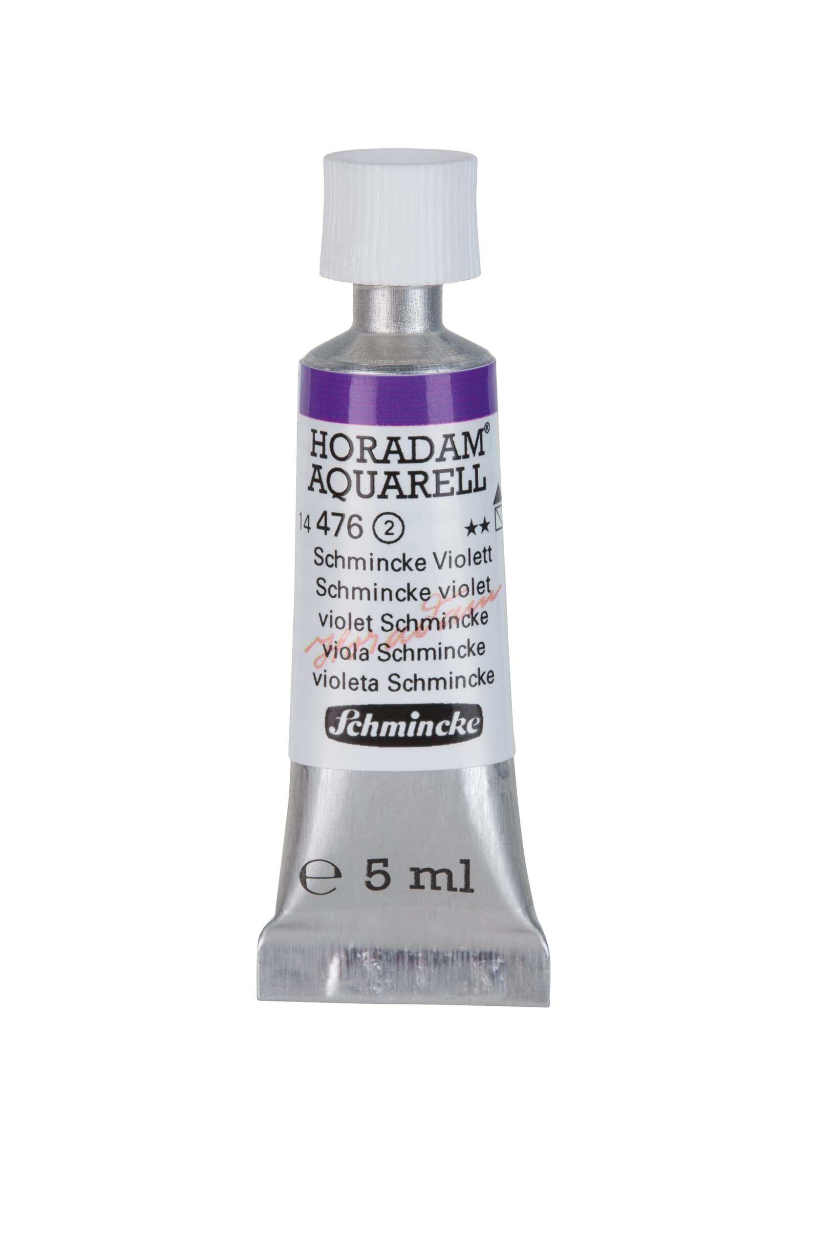 Schmincke 476 Violet - Horadam® Aquarell - Finest Artists' Watercolours, Violet - 5 Ml