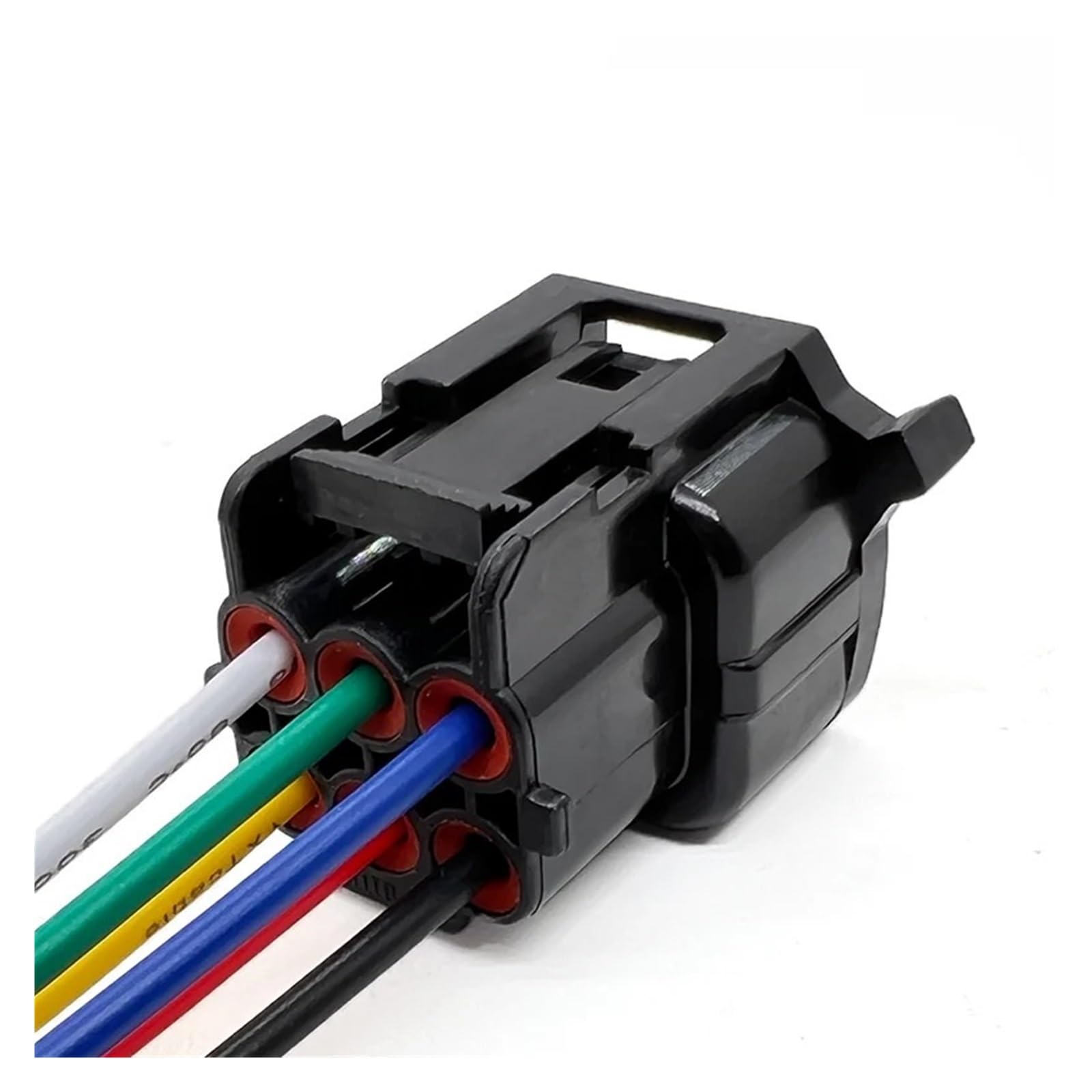 1 juego de conector de cable de faro de coche de 6 pines, conector de arnés de cable hembra impermeable, adecuado for HP066-06021(5 Pcs)