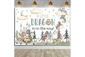 Enchanting Dragon Ball Baby Shower Backdrop