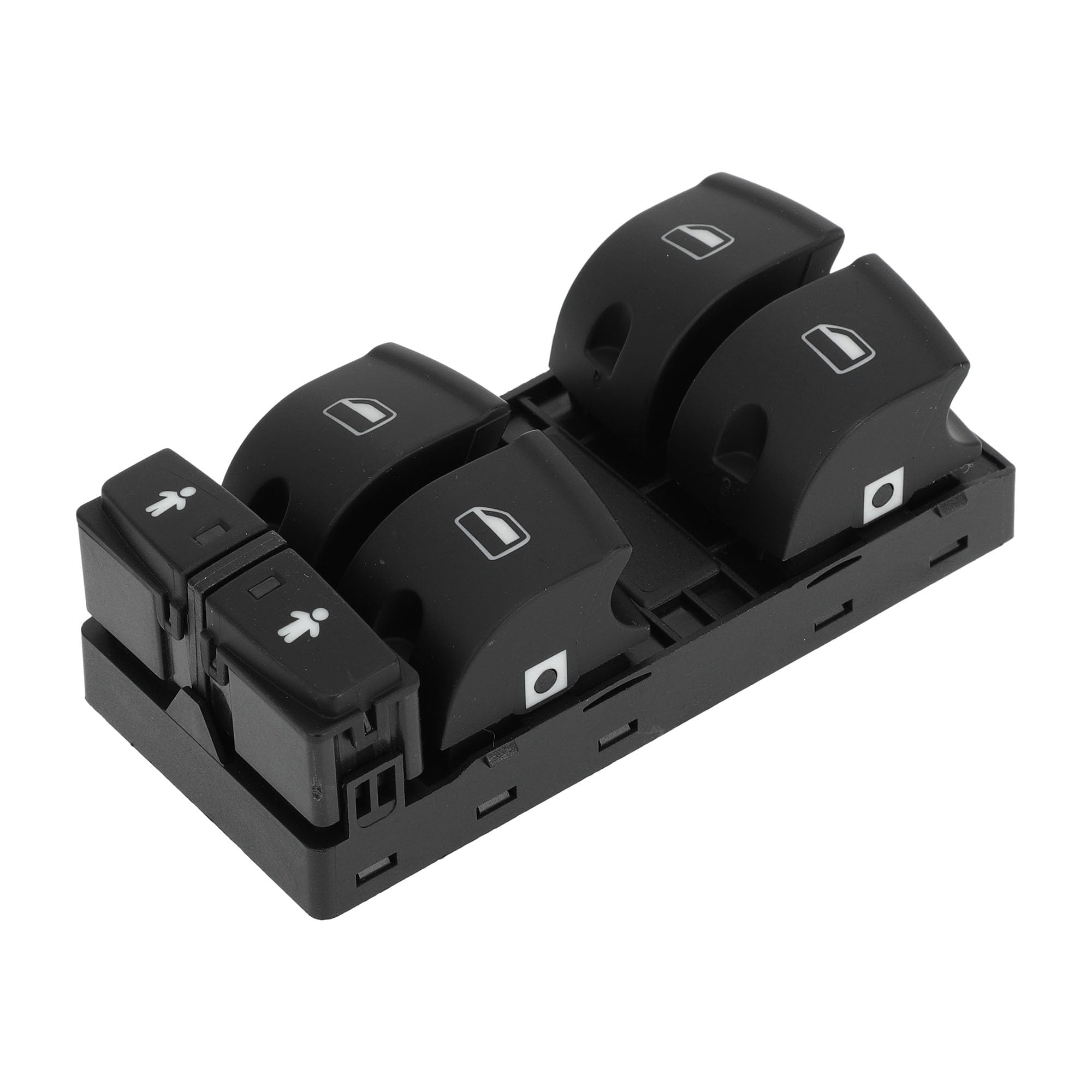 A ABSOPRO Power Window Switch No.4F0959851G Front Left Driver Side Window Control Switch for Audi A6 Quattro S6 Q7 Black