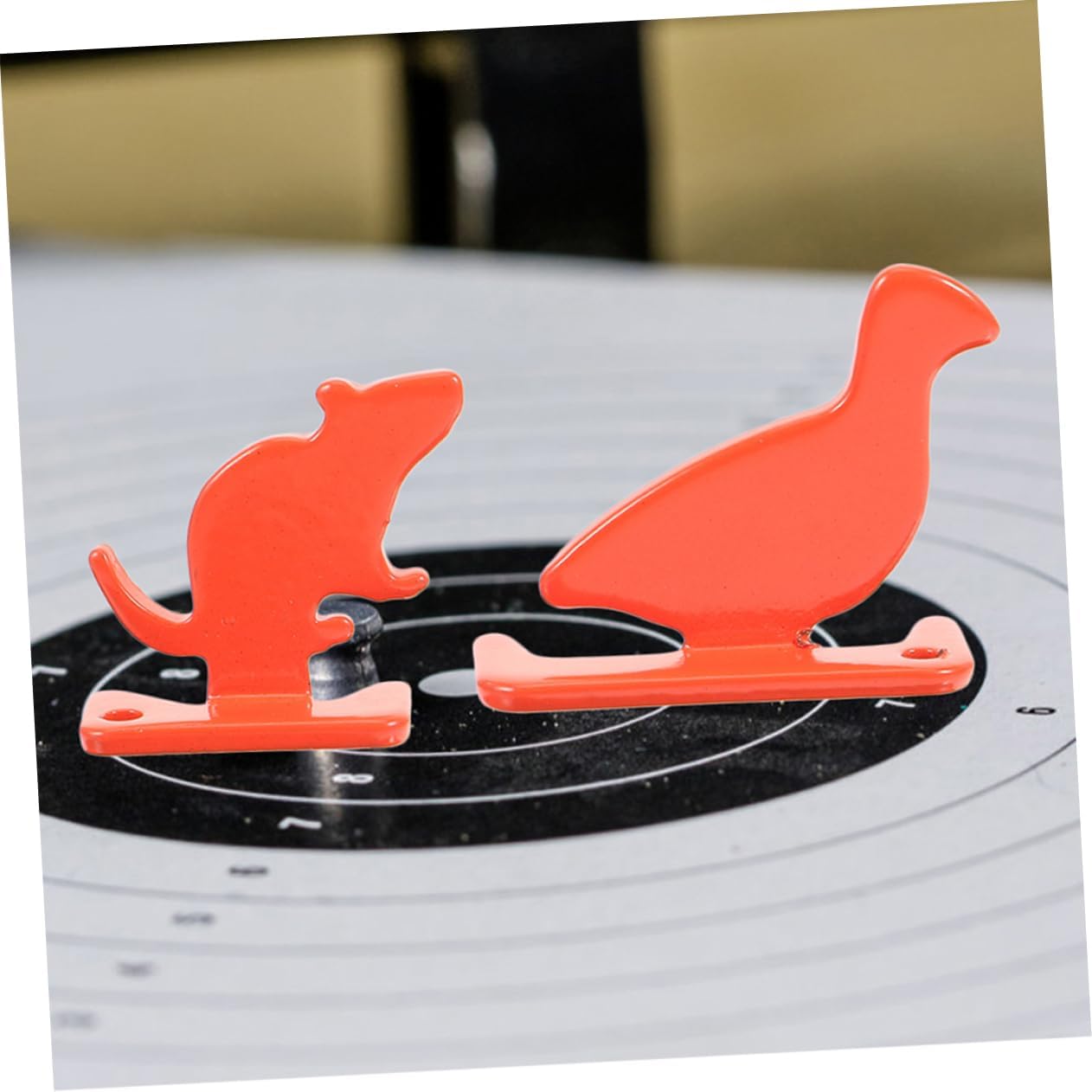 8pcs Steel Animal Shooting Targets Moving Target Set Metal Spinner Competition for Archery Practice