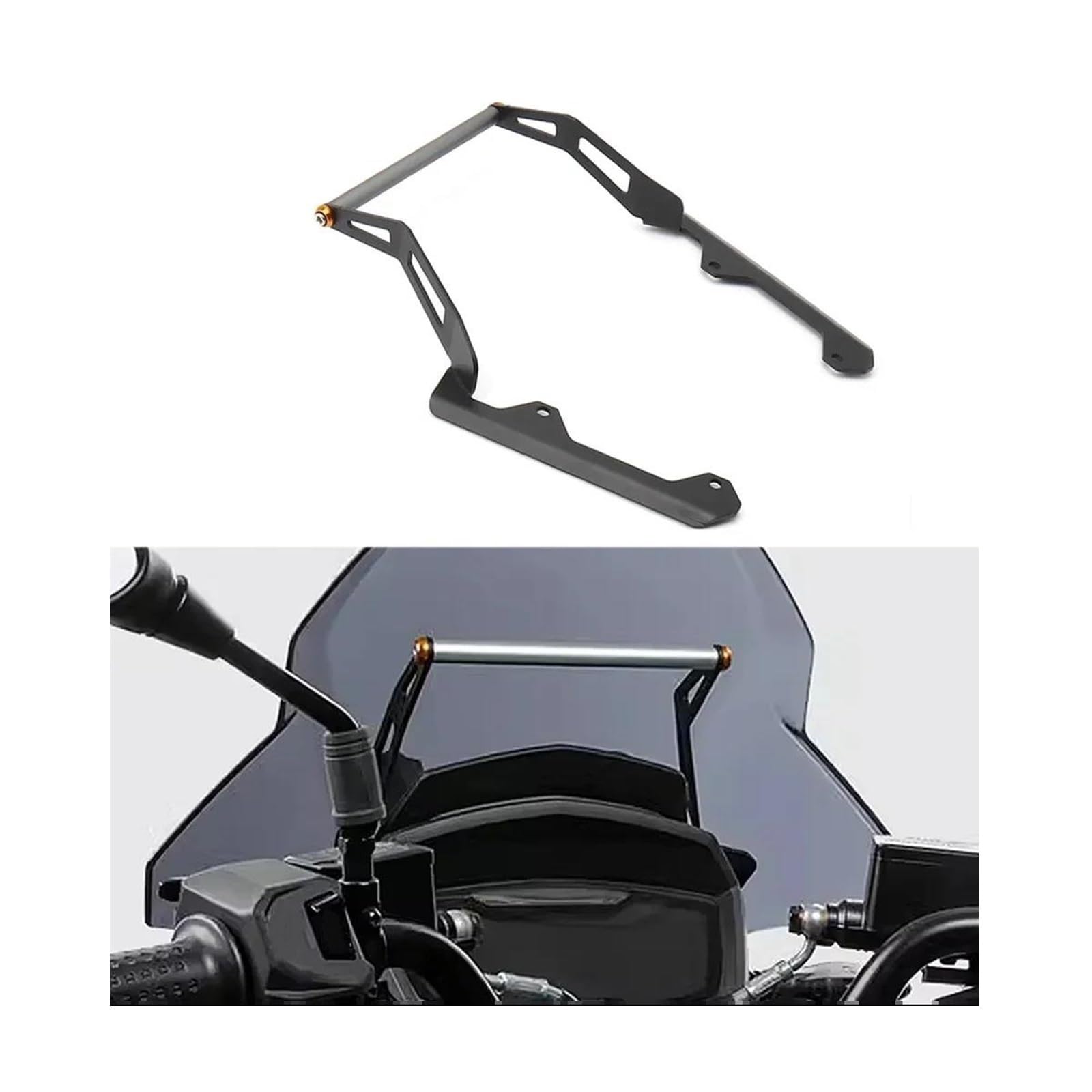 Soporte GPS Impermeable Soporte para Parabrisas De Motocicleta, Soporte para Teléfono Y Navegador GPS para Aprilia SR GT200 2022 2023,para Manillar Delantero. Fija GPS Bracket