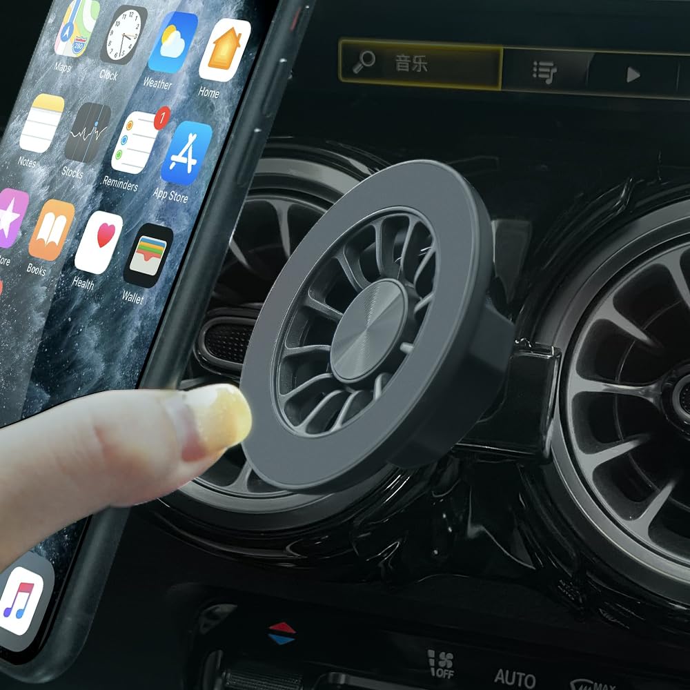 BEERTE fits for Magsafe Car Mount for Mercedes Benz GLB Class 2020-2025 [20 Strong Magnets] Magnetic Phone Holder for iPhone 15 14 13 12 MagSafe Case Air Vent Phone Navigation Automobile Cradles