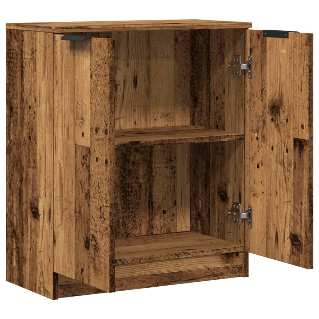 vidaXL Aparador de Madera de ingeniería Envejecida 60x30x70 cm