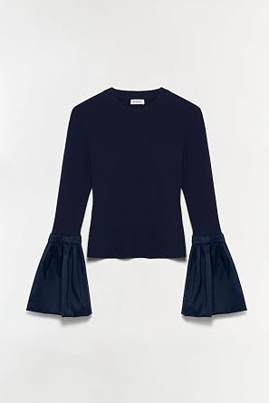 Agata Taffeta Knit Top