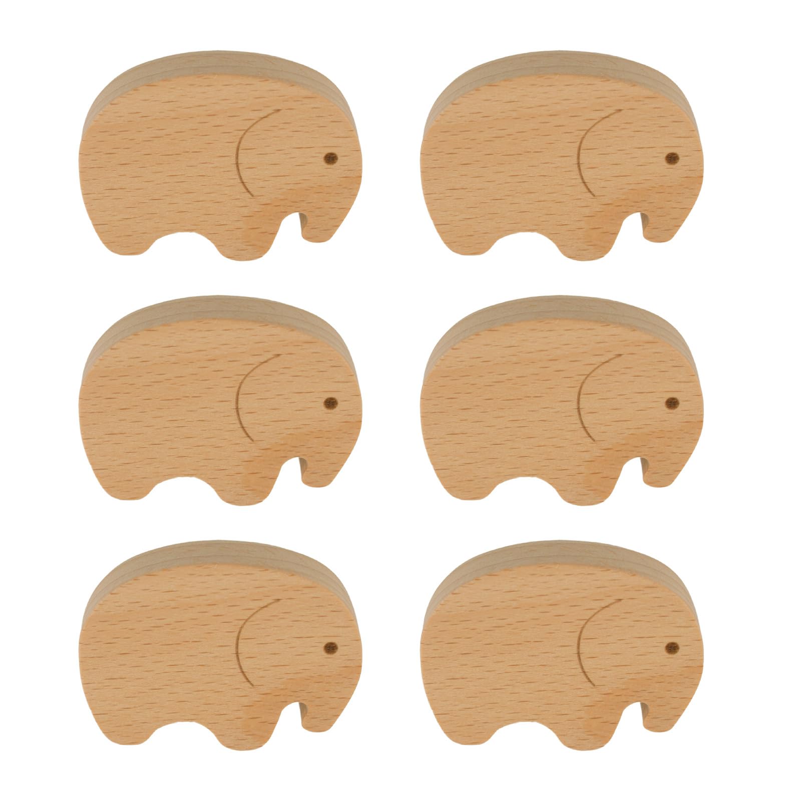 Boutons en éléphant bois pour réparer vos poignées de commode cassées
