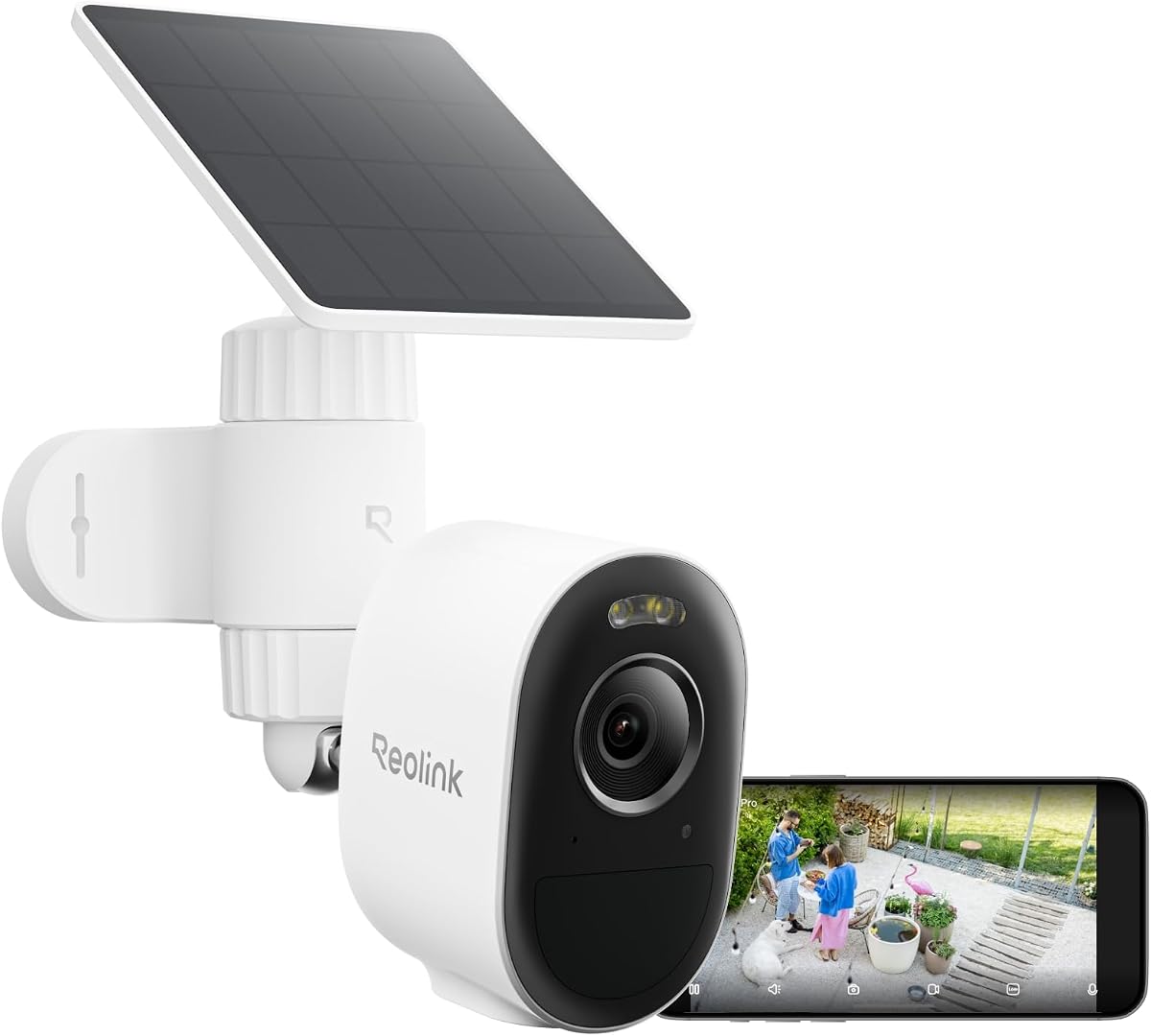 Cámaras de seguridad con visión nocturna en color de 5 MP inalámbricas para exteriores | WiFi 2,4G/5Ghz, hasta 512GB de almacenamiento local, detección de personas/vehículos/mascotas, compatible con Home Hub, Argus 3 Pro+panel solar