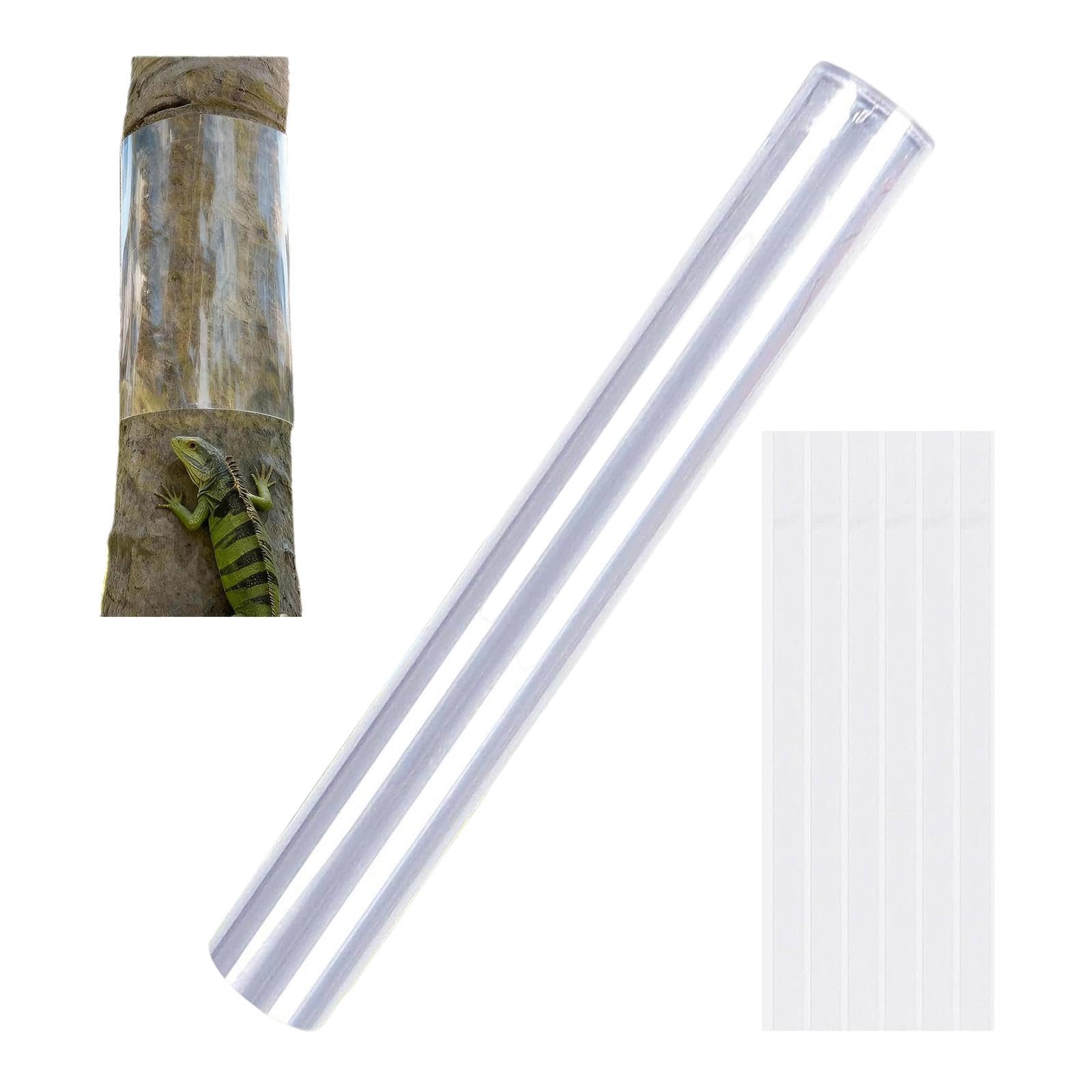 Arbre Enveloppe Tronc PVC avec Adhésion Robuste Protection Animaux Sauvages Garde Saplings et Fruitiers Convient à Tous Types D'Espaces Verts Extérieu, 40 Cm X 205 Cm
