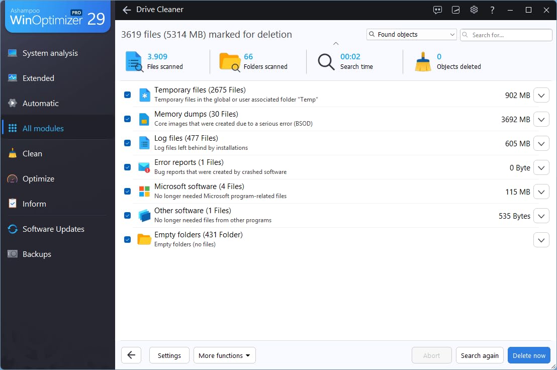 WinOptimizer 29 - Increase the performance, stability and system optimizer – for Win 11, 10