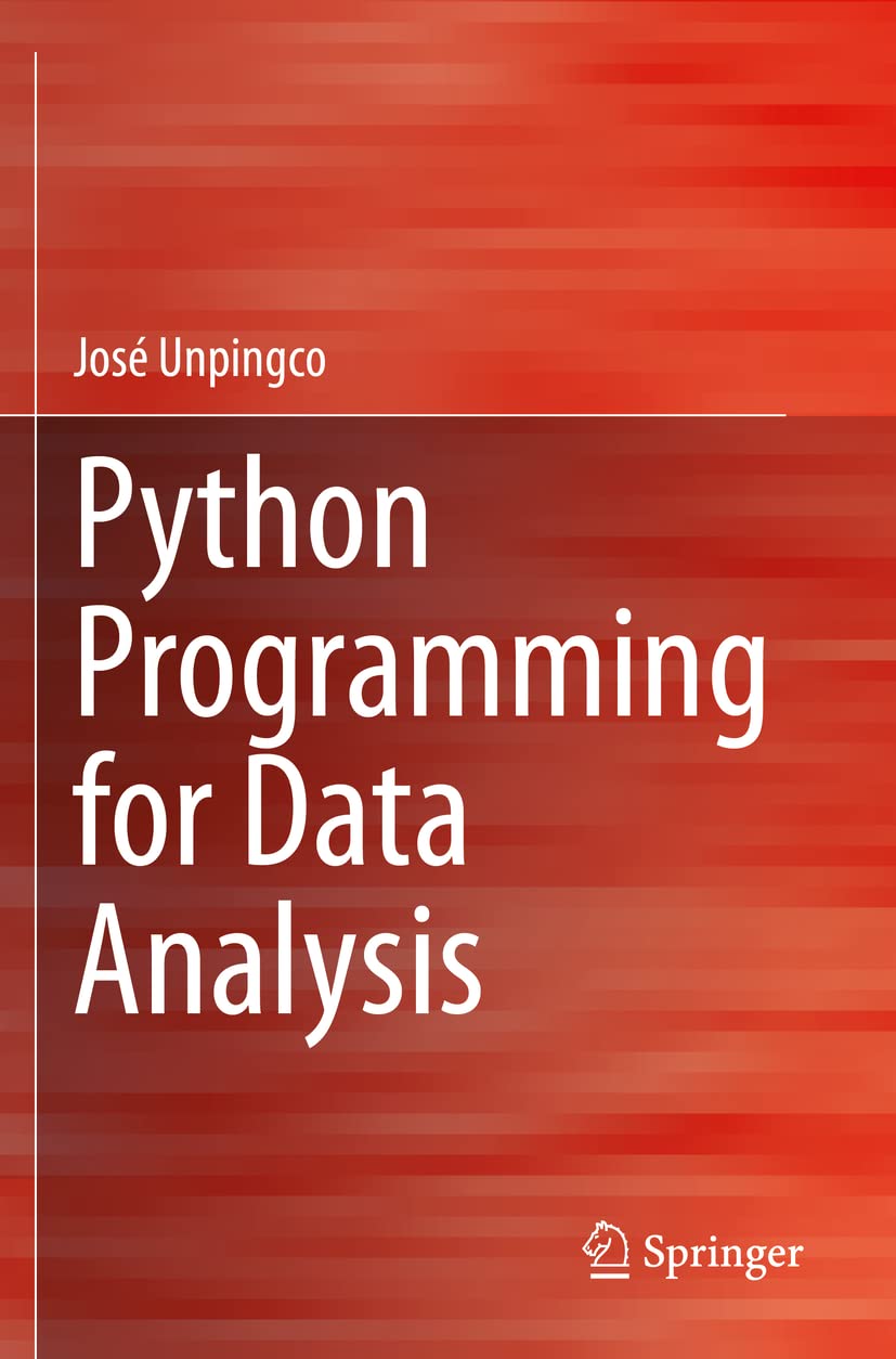 Springer Python Programming for Data Analysis