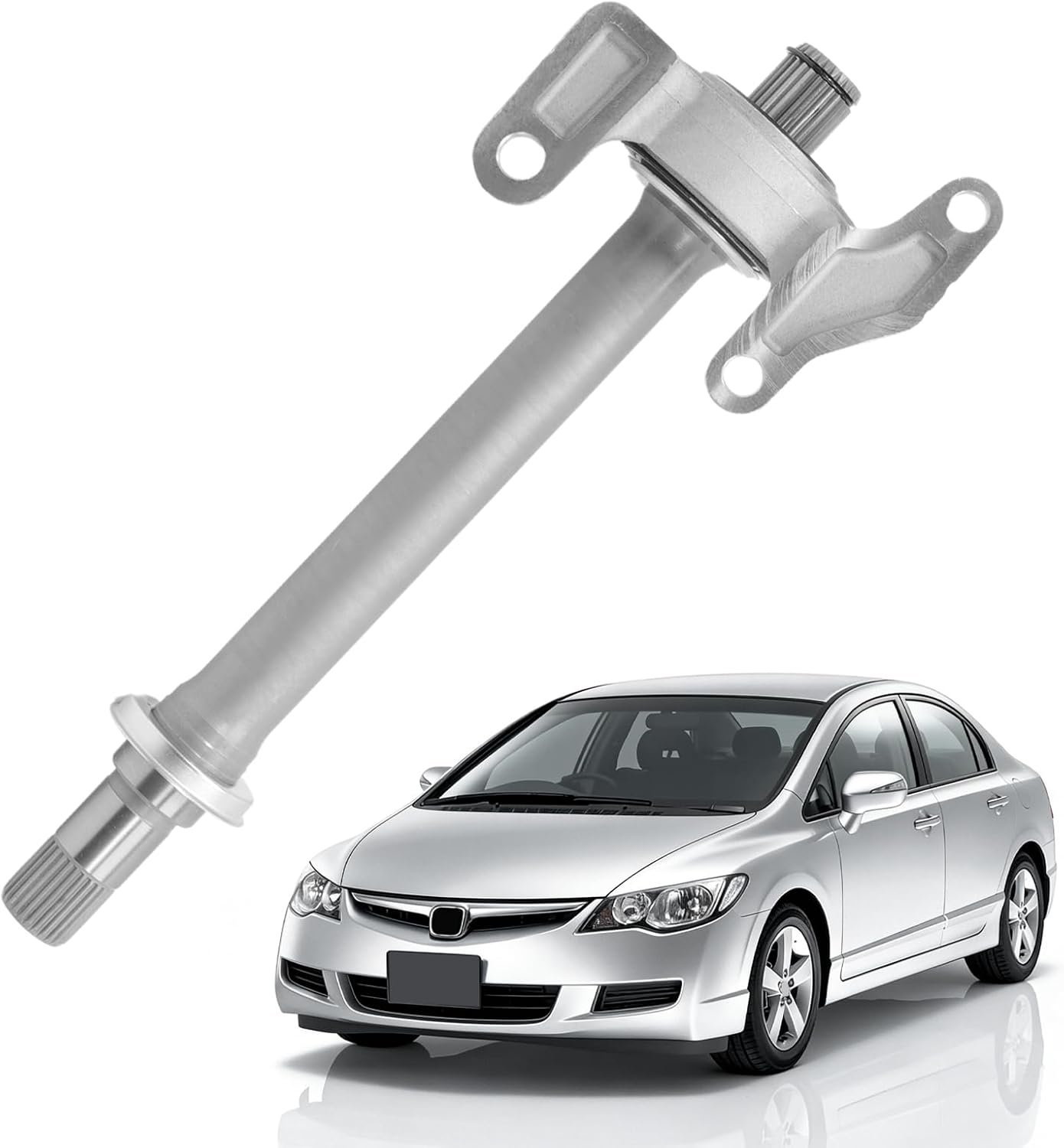 44500-SNA-A00 CV Intermediate Shaft Compatible with Honda Civic FA1 (2006-2011), 44500SNAA00, (Manual Transmission) Axle Half Shaft Assembly