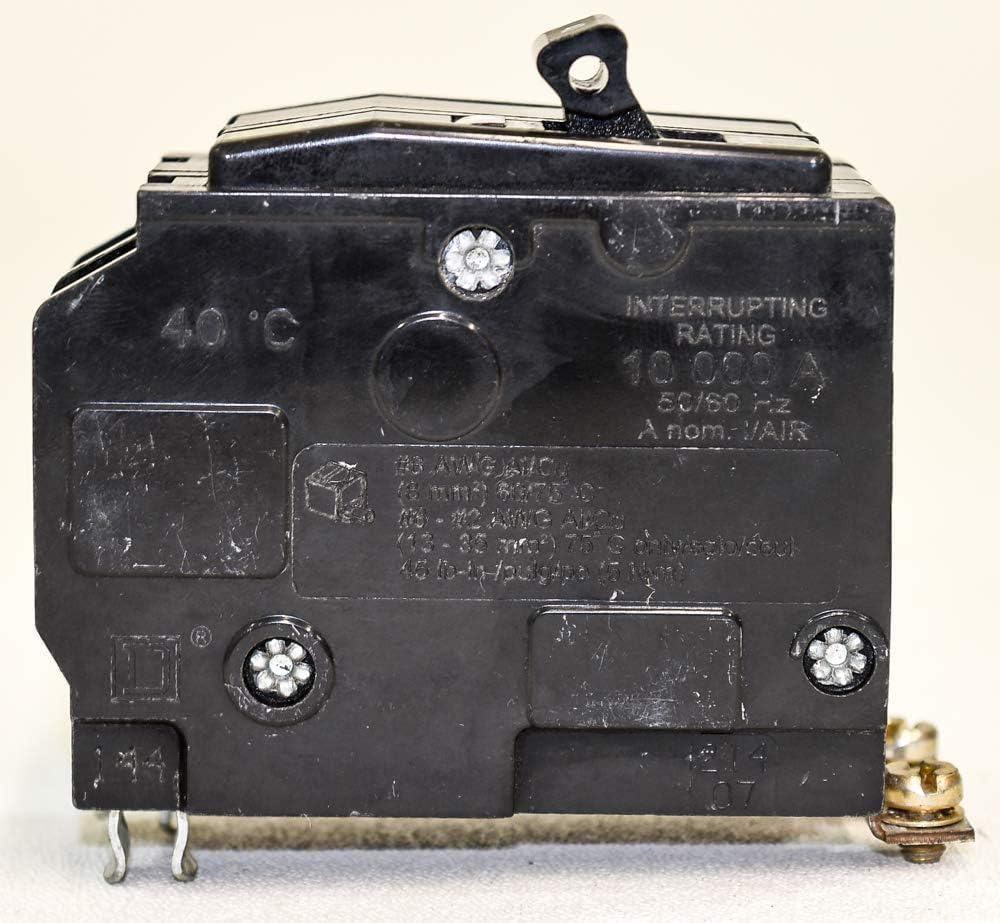 Square D QOB240 Bolt On Circuit Breaker 2P 40 Amp 120/240Vac/48Vdc