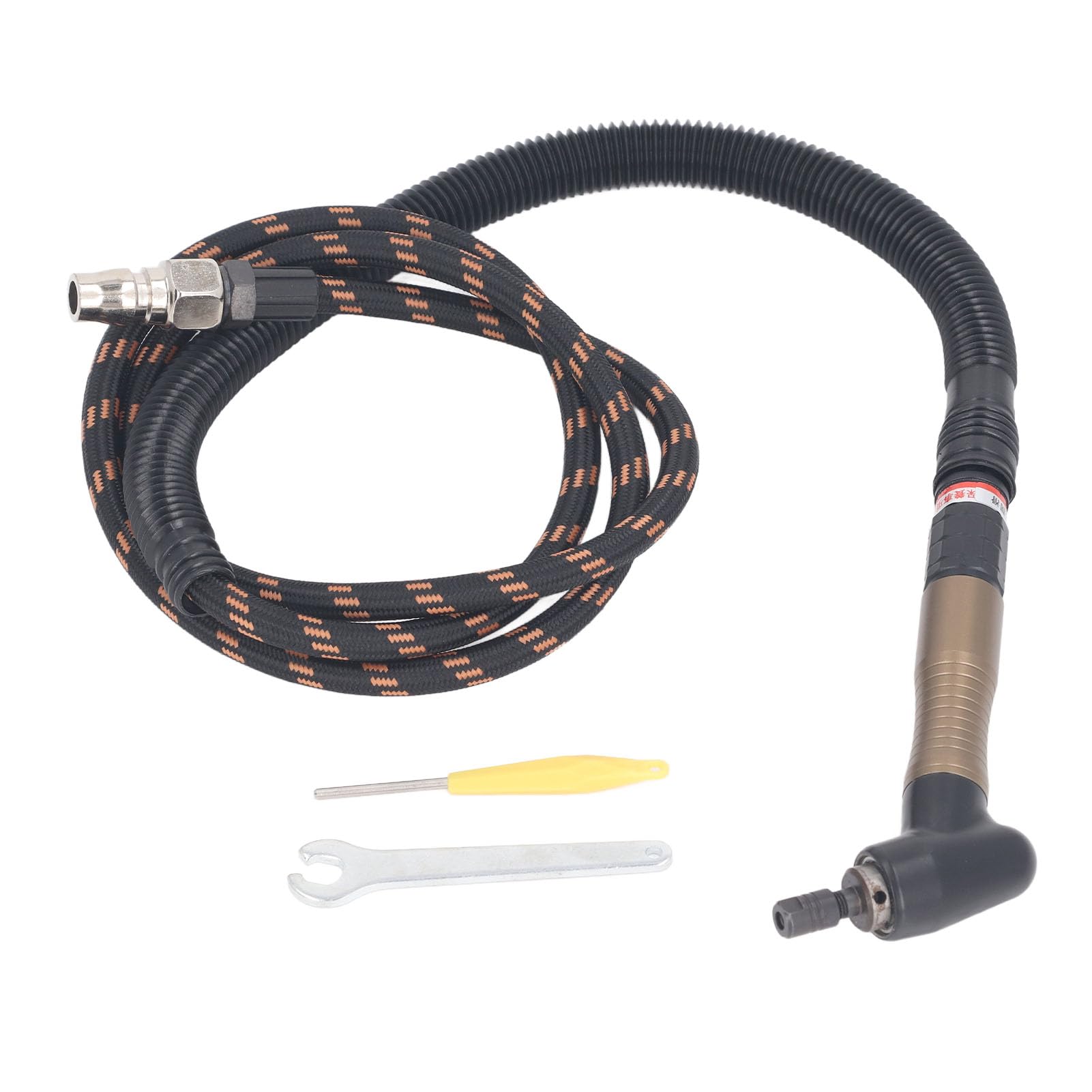 Air Die Grinder, Gear de Aleación de Acero de Tungsteno 23500 Rpm Pencil de Molienda Neumática con Diseño de Codo para Pulir Plástico de Piedra de Madera Desacoplable