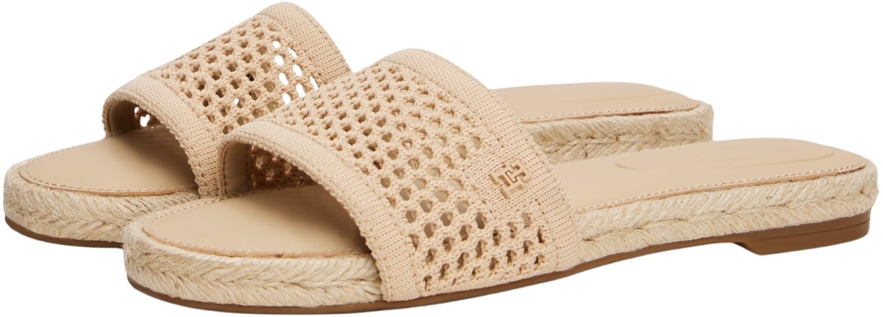 Tommy Hilfiger Sandales Femme Knit Mesh Espadrille en Maille