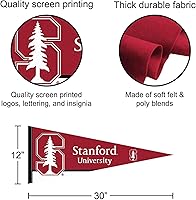 Vista 2 de Stanford Pennant - Fieltro de tamaño completo