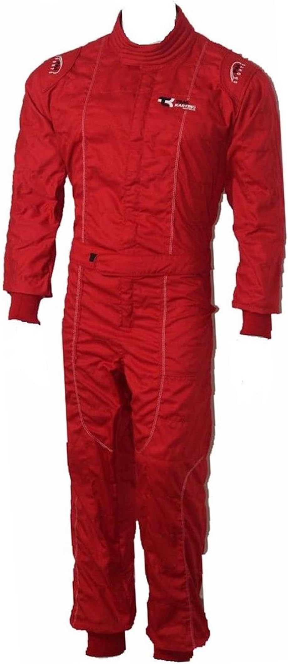 PM Sports Adult Karting/Racing/Rally One Piece Better Polycotton 3 Colours – Red – S