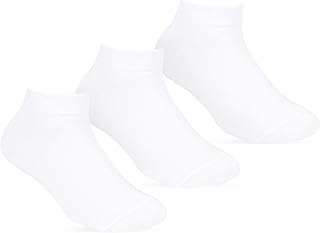 شرابات كاجوال ليكرا بطول الكاحل للأطفال من الجنسين من ستيتش، عبوة 3 قطع