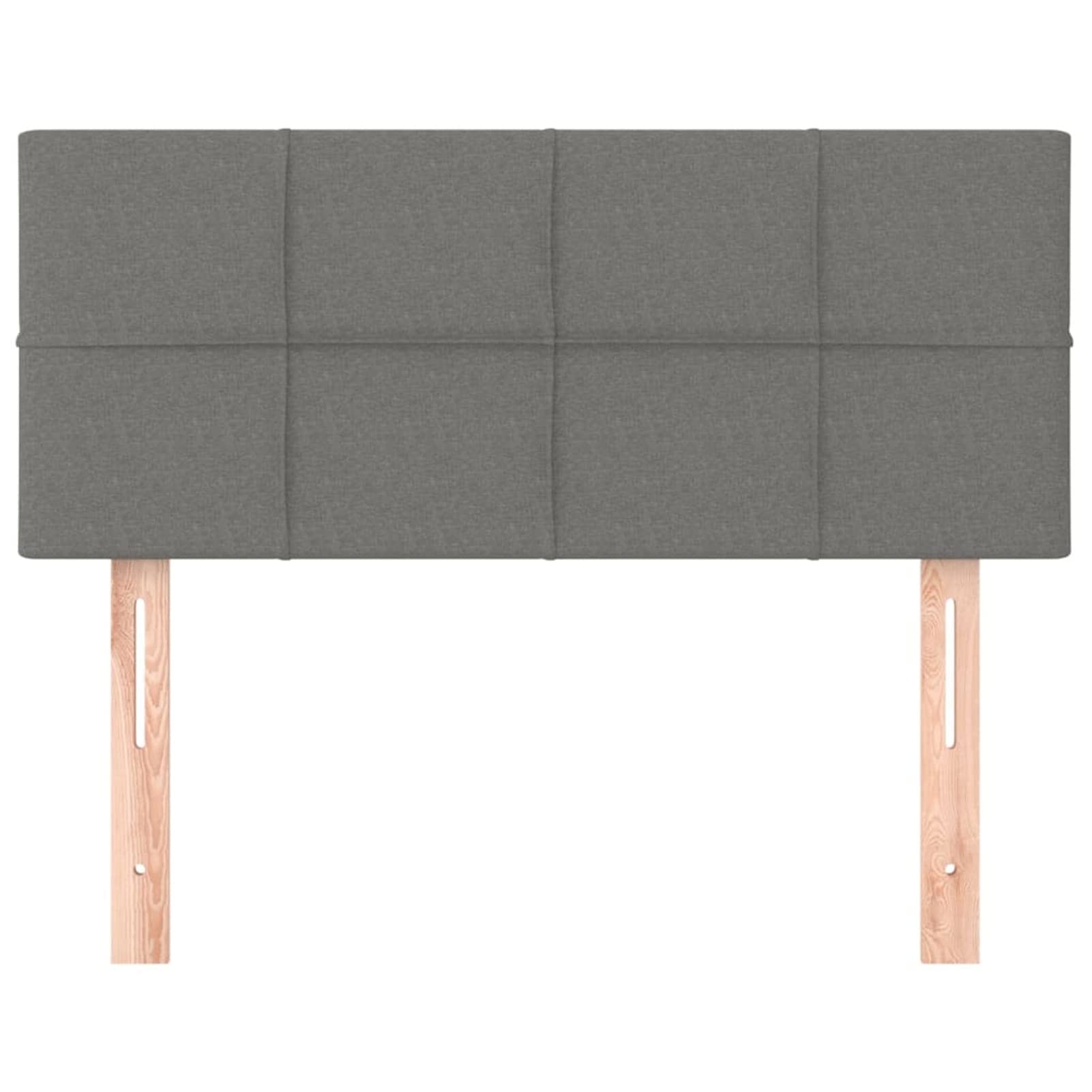 Cabecero, Cabezal De Cama, Cabezales Dormitorios Modernos, Cabecera para Cama, de Tela Gris Oscuro 100x5x78/88 cm