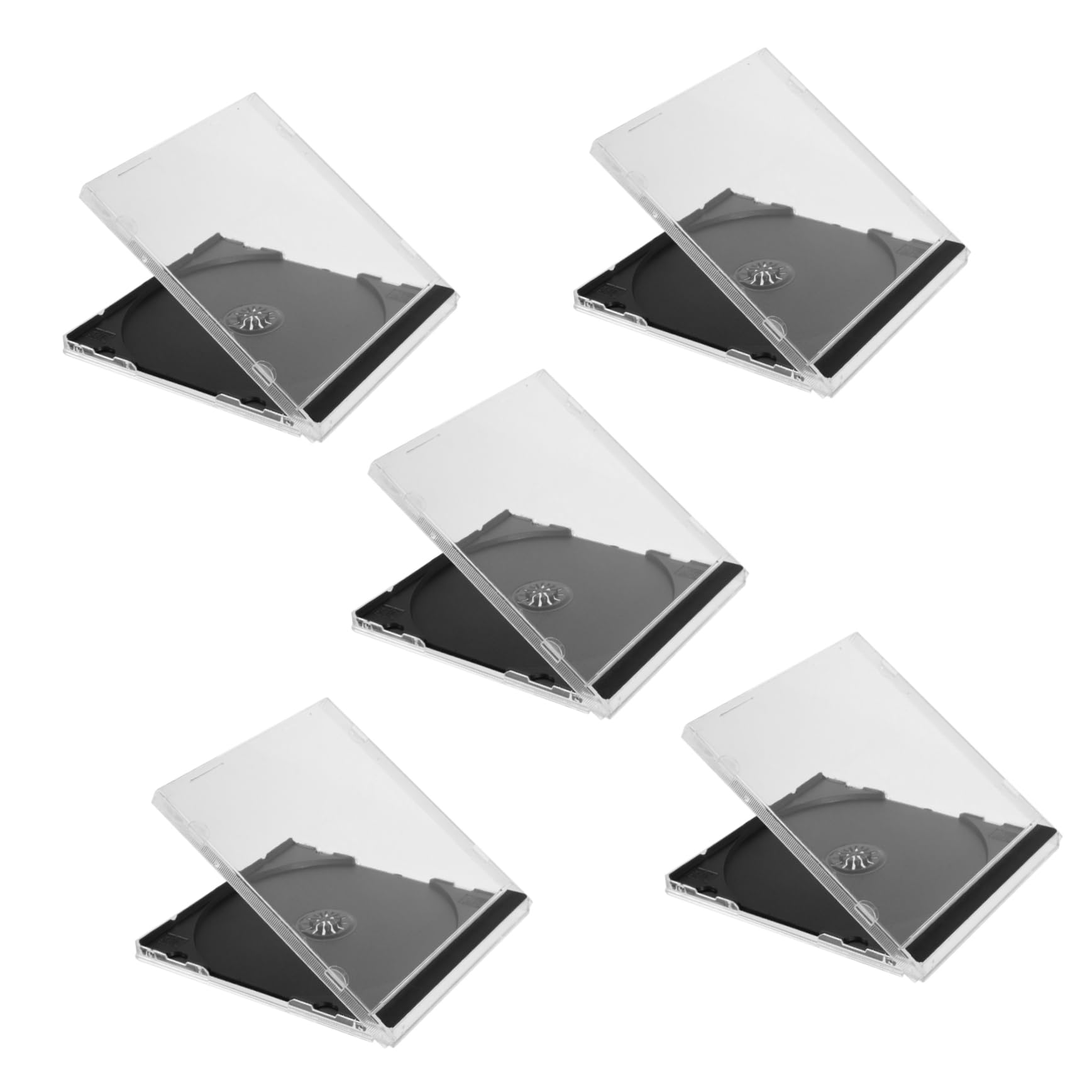 Alipis 25 Pz Custodia Cd Custodia Del Disco Portadisco Custodie Cd Del Organizer Porta Supporto Per Dvd Trasparente Per Custodie Per Plastica
