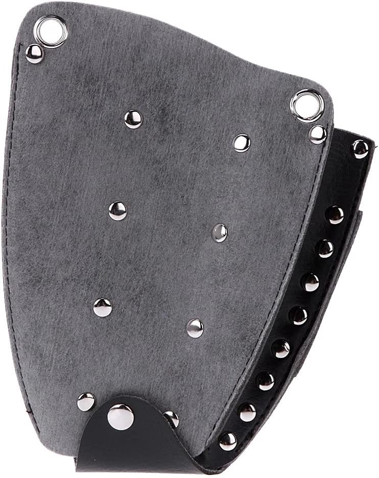 PU Leather Barber Hair Scissor Bag Hairdressing Holster Pouch Holder Case Rivet Clips with Waist Shoulder Belt Tool image 4
