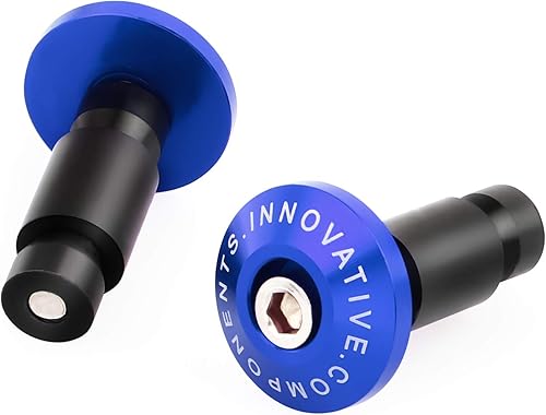 Miniatura 8 de GUAIMI Extremos de barra de motocicleta Street Bike 78" Agarres para manillar Tapones universales para motocicletas-Azul