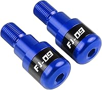 Vista 1 de Contrapeso 7/8 "0.866 in motocicleta CNC accesorios manillar mano agarraderas barra tapa tapa enchufe para Yamaha MT-09 para Tracker MT09 FJ09