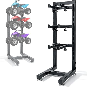 3-Tier Adjustable RC Car Storage Rack & Display Stand