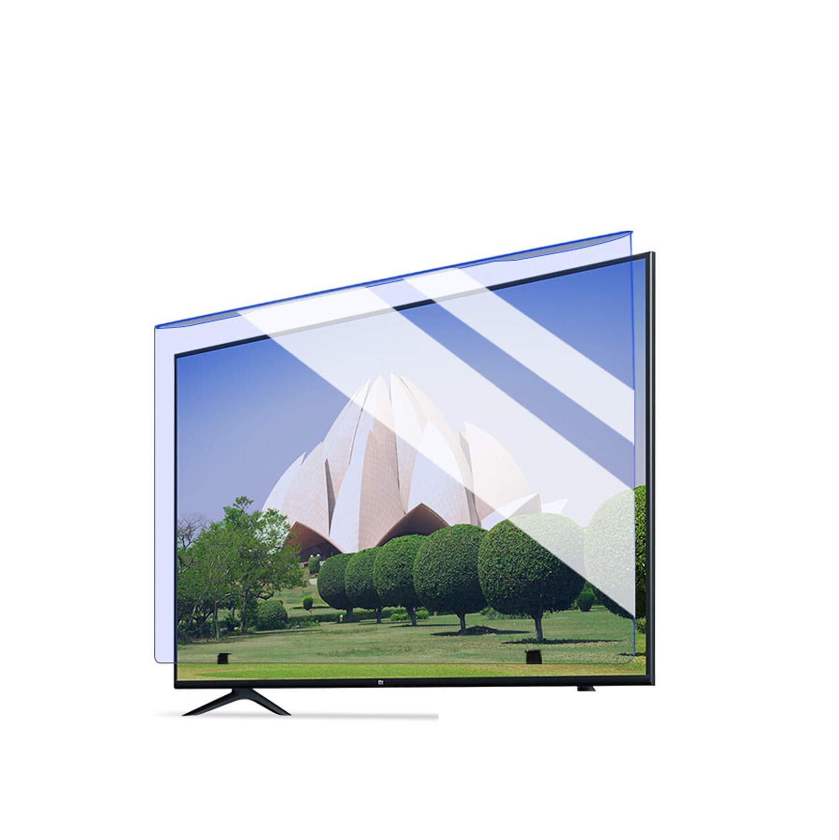 JHZDX Anti-straling TV Screen Protector, Matte Anti-Glare/Anti-Blue Ligt/Stof Filter Film, 40 inch, 40 inch 875 * 483