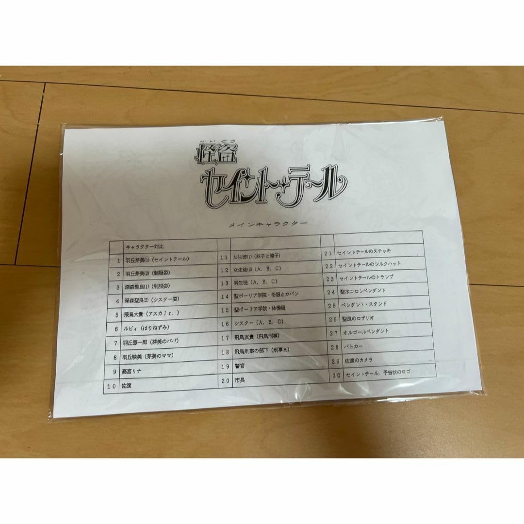 Amazon.co.jp: 怪盗セイントテール 設定資料 約33枚 : ホーム
