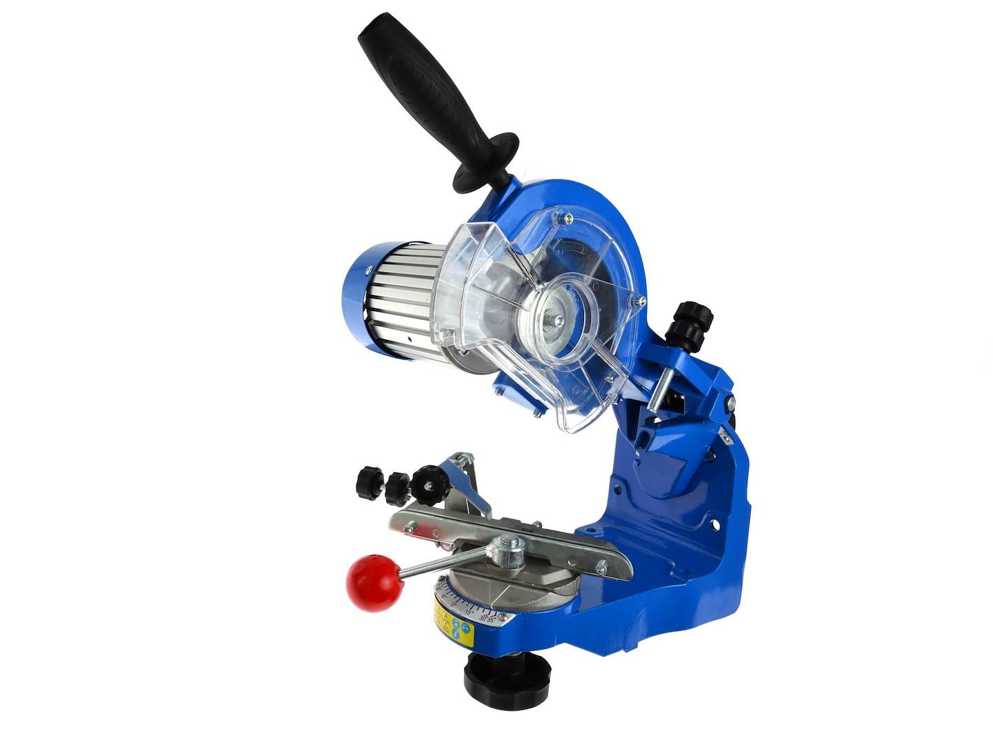 BSD Affilatore Elettrico Professionale per Catene - Potente Motore 230W, Angolo Regolabile fino a 35°, Ideale per Seghe Elettriche e Motoseghe.