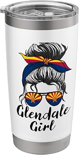 Glendale Arizona Women Girl Stainless Steel Insulated Tumbler