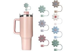 7Pcs Silicone Straw Covers Compatible with Stanley 40 Oz Tumbler