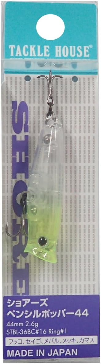 Amazon タックルハウス Tacklehouse ポッパー ショアーズ ペンシルポッパー 44mm 2 6g Hgゴールトレッド 07 Spp44 ルアー タックルハウス Tacklehouse ルアー